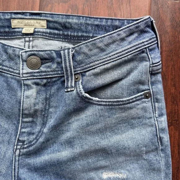 Burberry Brit Westbourne Jeans "Burberry Back Seam" Aesthetic Skinny Ankle Sz 25 - Picture 4 of 16